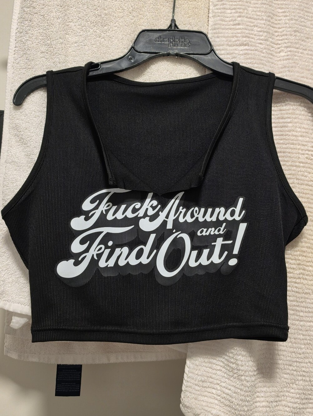 Crop Tank Top (sz L)